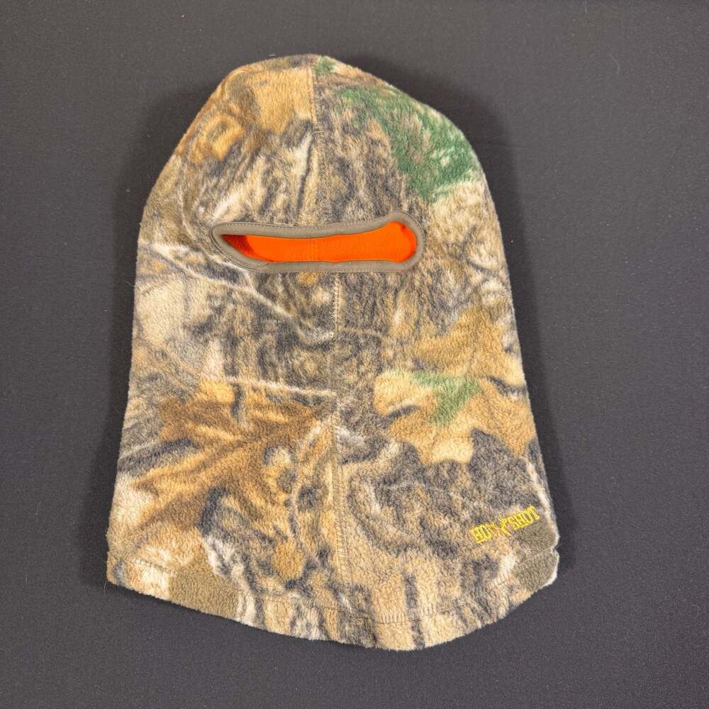 Hot Shot Realtree Edge Camo Reversible Blaze Orange Fleece Balaclava Facemask